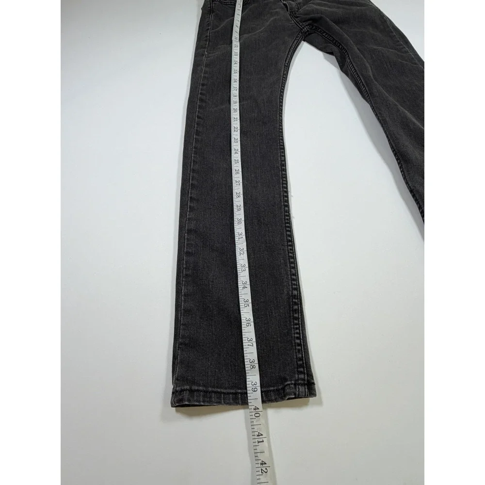 Levis 513 Jeans Mens 30x32 Black Slim Straight Stretch Denim Dark Wash Casual